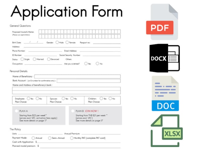 Gig Preview - Create fillable pdf form for you