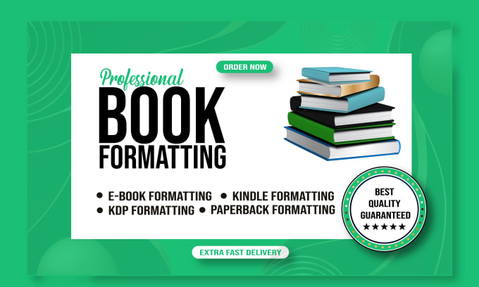 Gig Preview - Amazon kdp book formatting, paperback and kindle book formatting, ebook design