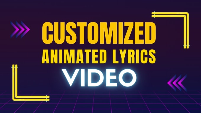 Bestseller - do animated lyric video in 12 hours