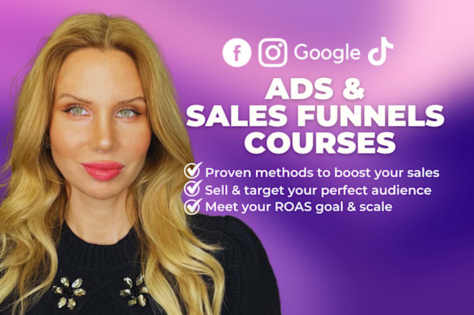 Gig Preview - Teach you advertising and sales funnels to 10x your sales