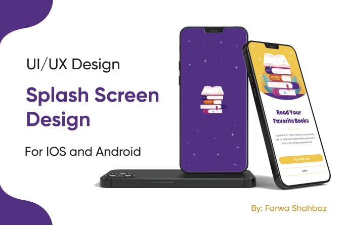 Gig Preview - Design an attractive splash screen for your mobile app