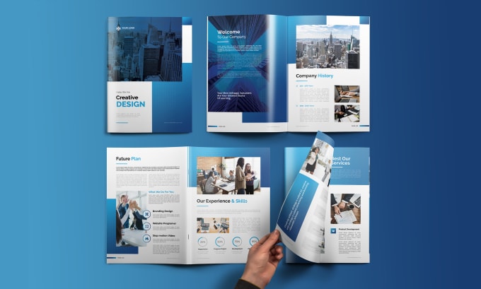 Gig Preview - Design professional brochure, company profile or  catalog design