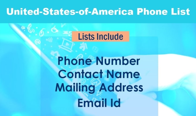 Gig Preview - Provide you 100k USA mobile phone numbers