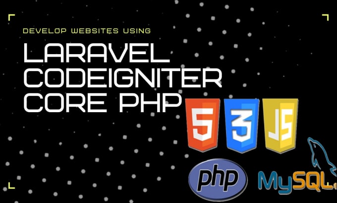 Gig Preview - Develop laravel, codeigniter and php websites