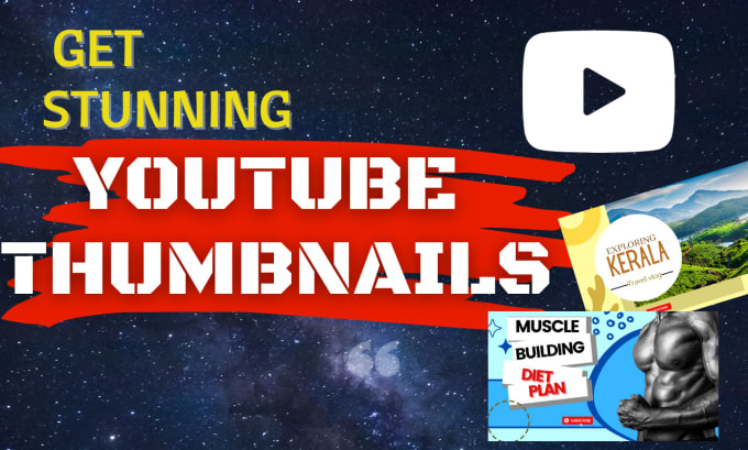 Gig Preview - Create stunning youtube thumbnails at a low price