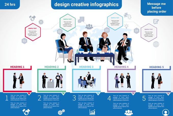 Gig Preview - Design pro and creative infographics