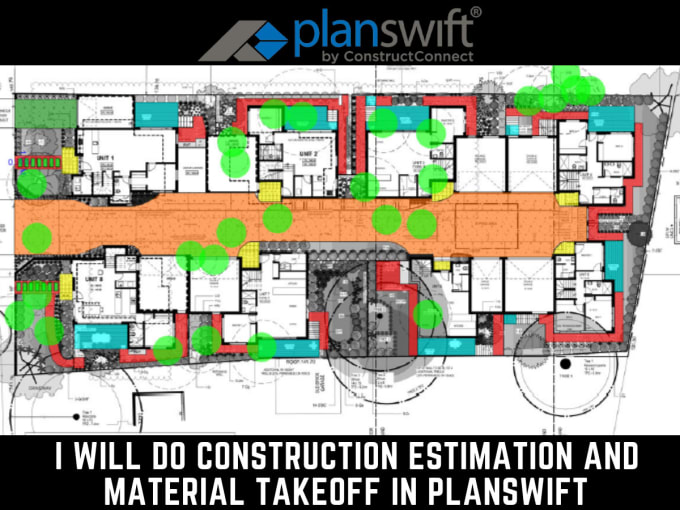 Gig Preview - Do construction estimation and material takeoff in planswift