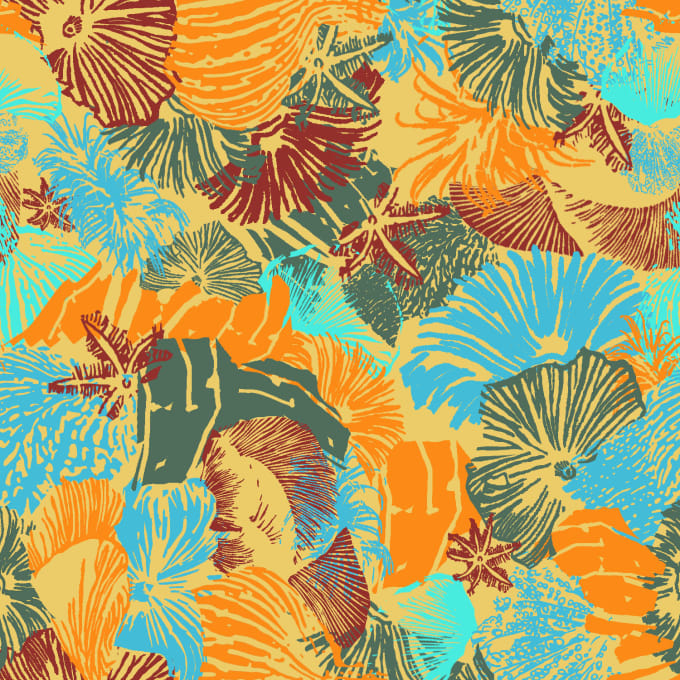 Gig Preview - Do textile seamless or repeat pattern design for you