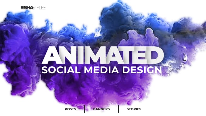 Gig Preview - Compose impressive animated social media content