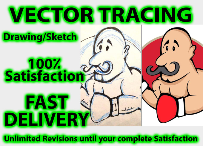 Gig Preview - Vectorise or redraw your drawing or sketch