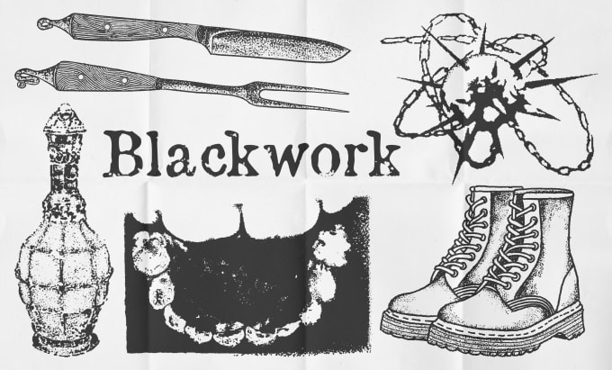 Bestseller - simple black work tattoo design