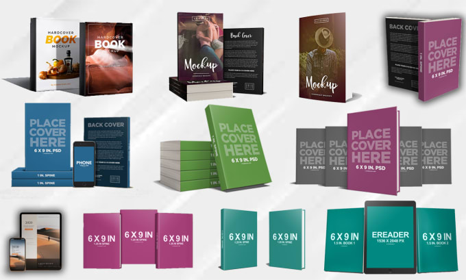 Gig Preview - Do book cover mockup, book mockup, 3d book mockup