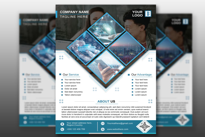 Gig Preview - Design leaflet, poster, sales, product flyer, real estate, dl, business flyer