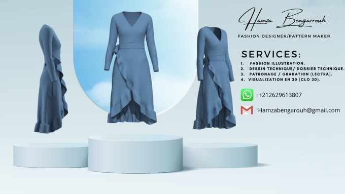 Gig Preview - Create sewing pattern with 3d visualisation