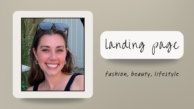 Gig Preview - Write a landing page for your fashion or beauty brand