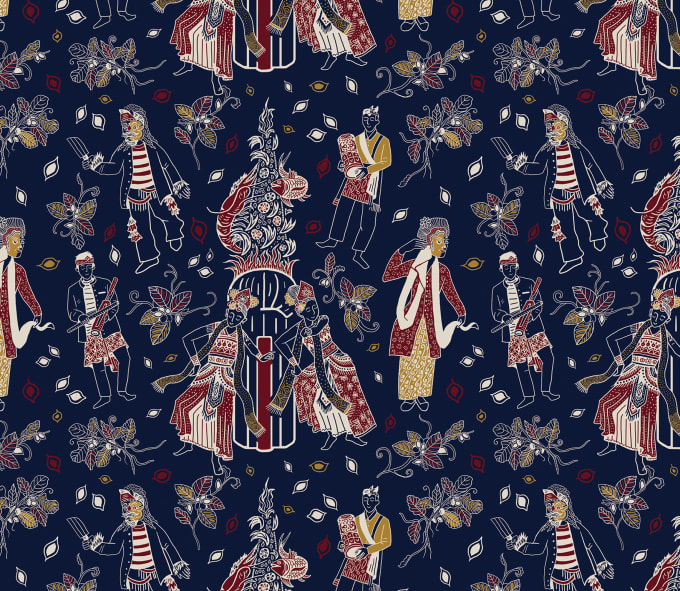 Gig Preview - Design contemporary batik pattern