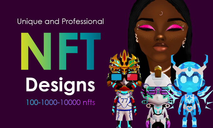 Gig Preview - Create chibi pixel nft art collection with 100, 1k, 10k nfts