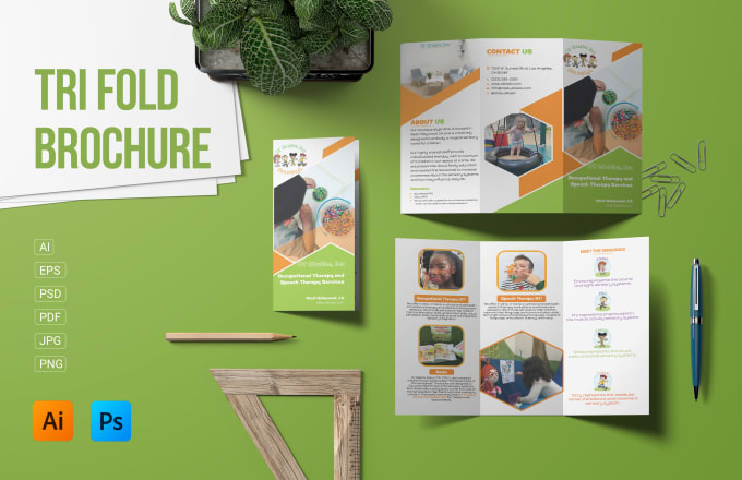 Gig Preview - Design trifold brochure, bifold brochure, trifold, bifold, brochure