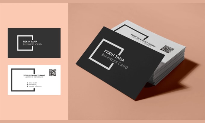 Gig Preview - Design modern, unique, minimalistic business card within 24h