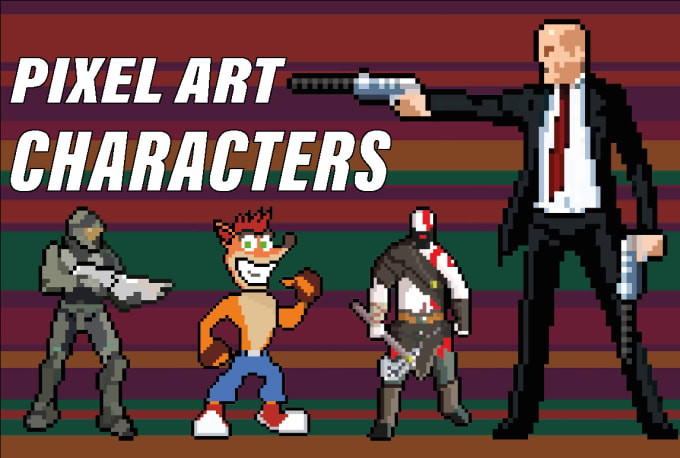 Gig Preview - Create pixel art nft characters