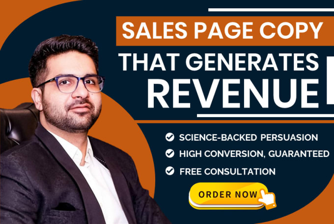 Gig Preview - Do sales page copywriting that generates revenue