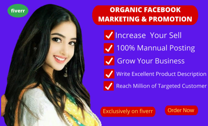 Gig Preview - Do organic facebook marketing and promotion in USA, UK or worldwide