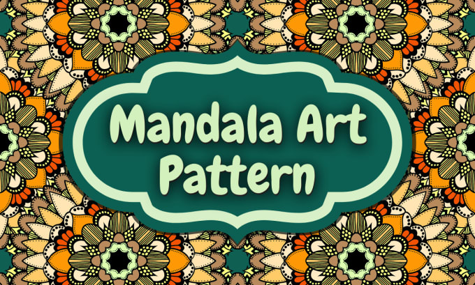 Gig Preview - Design seamless vector mandala pattern for print or fabric