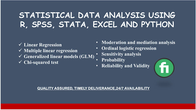 Gig Preview - Perform data cleaning and modeling in r spss and python