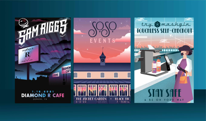 Gig Preview - Design a poster for your event, product or show