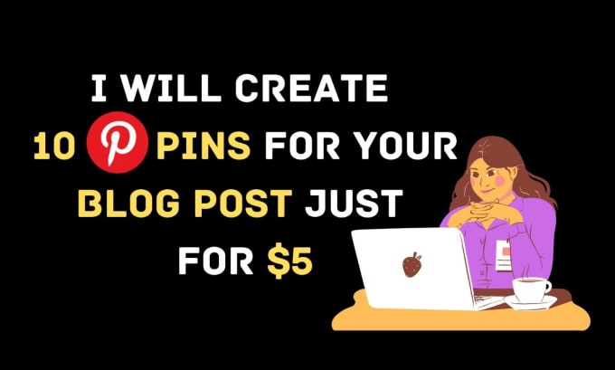 Gig Preview - Make best professional pinterest pins for your blog posts