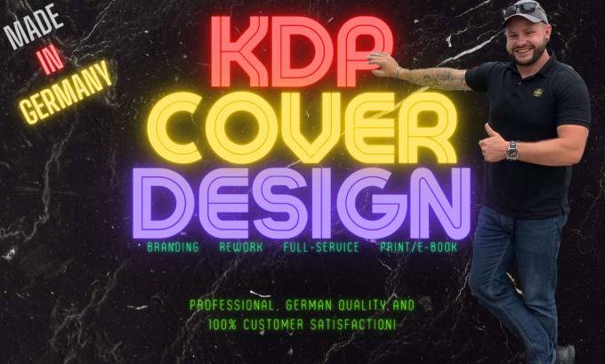 Gig Preview - Create a unique book cover design for KDP made in germany