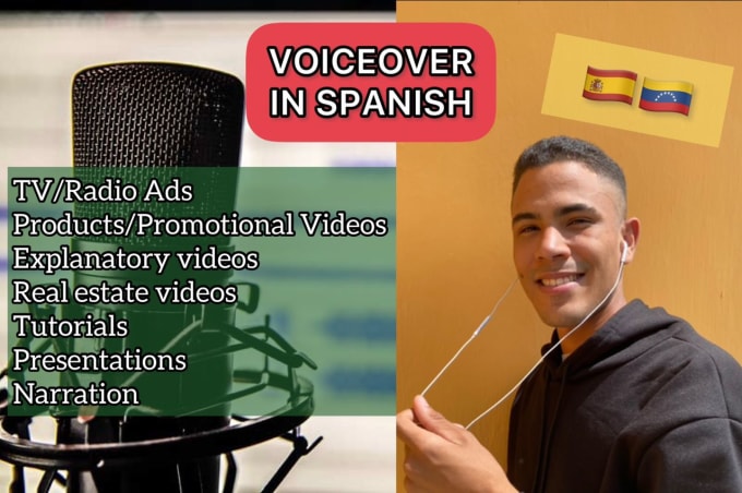 Gig Preview - Record a voiceover in latin spanish or english