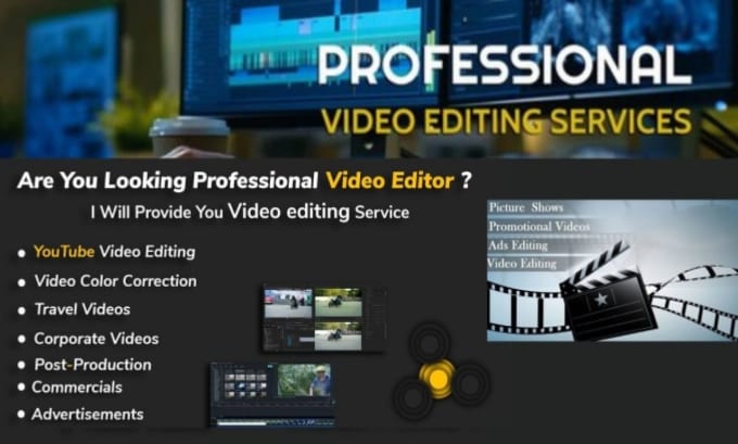 Gig Preview - Elegant video editing and motion graphics