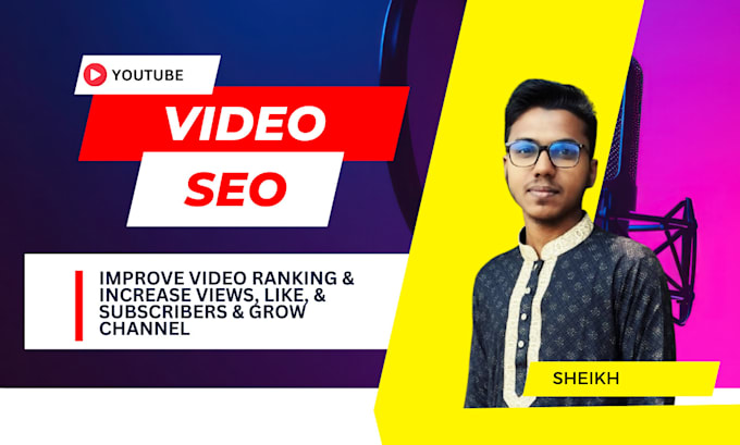 Gig Preview - Do youtube video SEO strategy to ranking and grow your channel