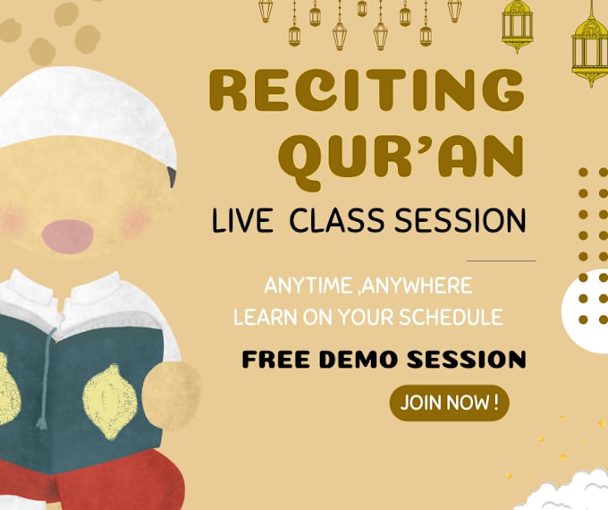 Gig Preview - Be your online quran tutor ,learn holy quran with tajweed