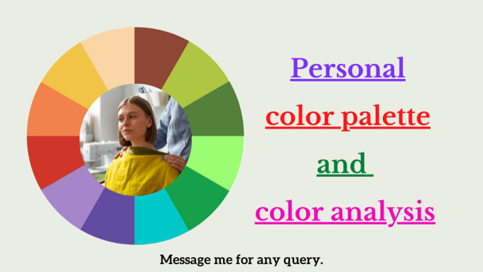 Gig Preview - Create a personal color palette and do your color analysis