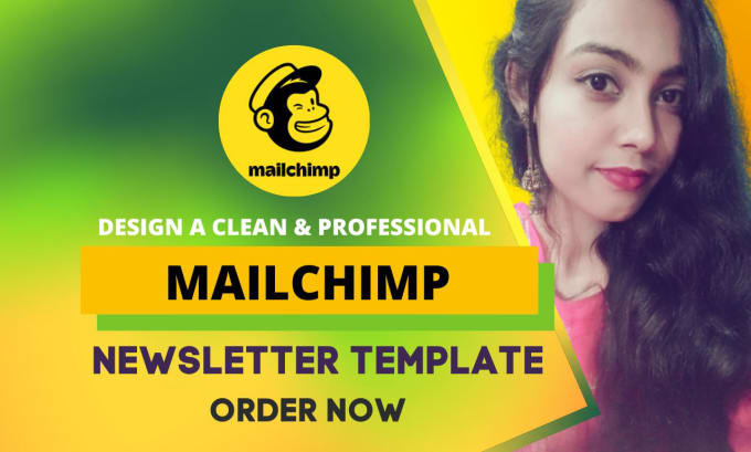 Gig Preview - Design mailchimp newsletter template, landing page, and email marketing campaign