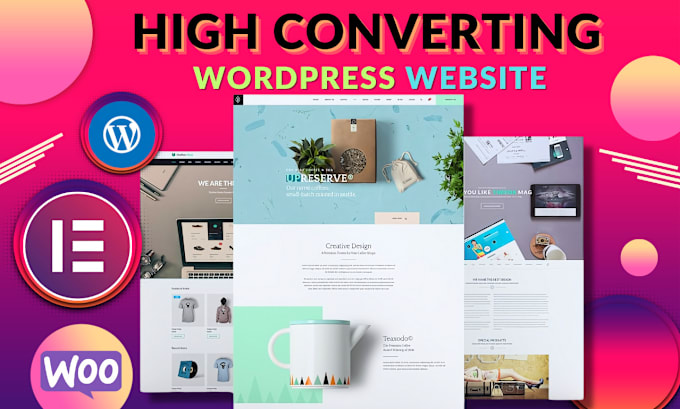 Gig Preview - Design modern wordpress website and landing page with elementor pro