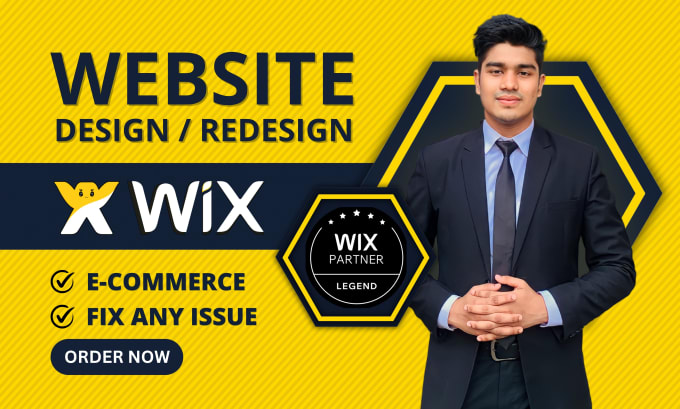 Gig Preview - Do professional wix website design, redesign and online store