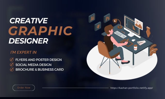 Gig Preview - Be your creative graphic designer for stunning social media