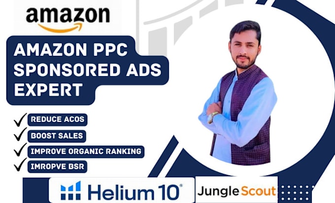 Gig Preview - Setup amazon advertising ads, manage fba PPC campaigns, optimize sponsored ads