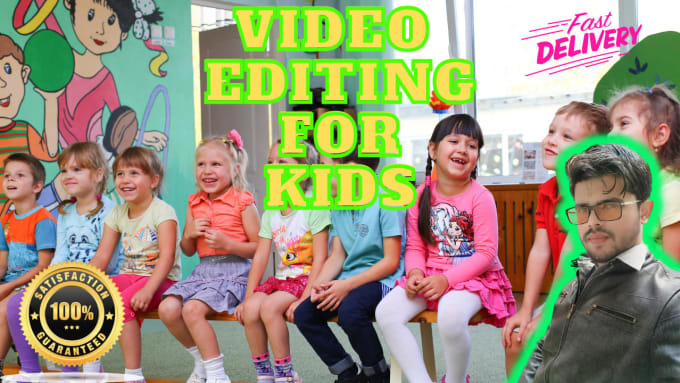 Gig Preview - Grow your youtube channel with kids video editing