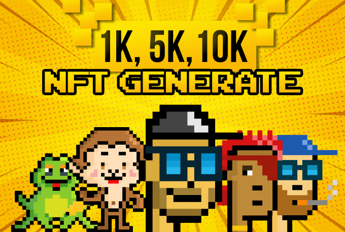 Gig Preview - Create pixel art nft 5k,10k collection