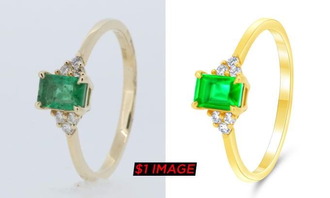 Gig Preview - Do jewelry product retouching and photoshop editing