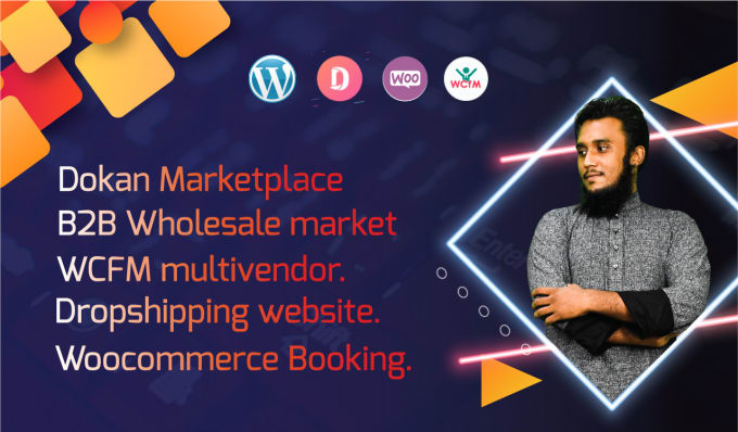 Gig Preview - Make multi vendor ecommerce website or marketplace by dokan