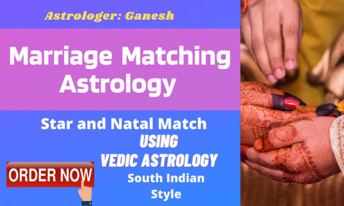 Gig Preview - Make the marriage matching using vedic astrology