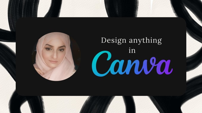 Gig Preview - Create any design using canva