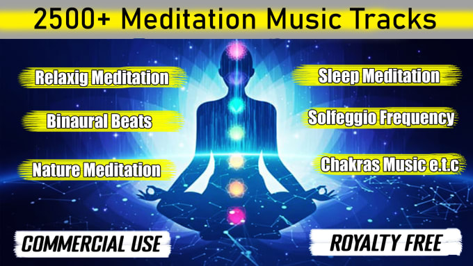 Bestseller - provide 2500 powerful meditation music for commercial use