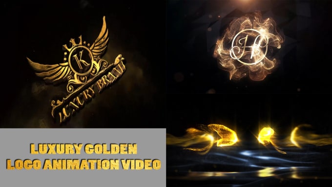 Gig Preview - Make luxury golden logo animation videos in 4k