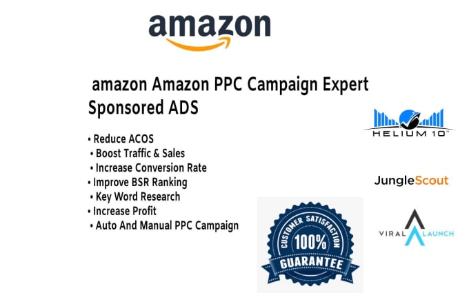 Gig Preview - Setup, manage and optimize amazon ppc campaign ads